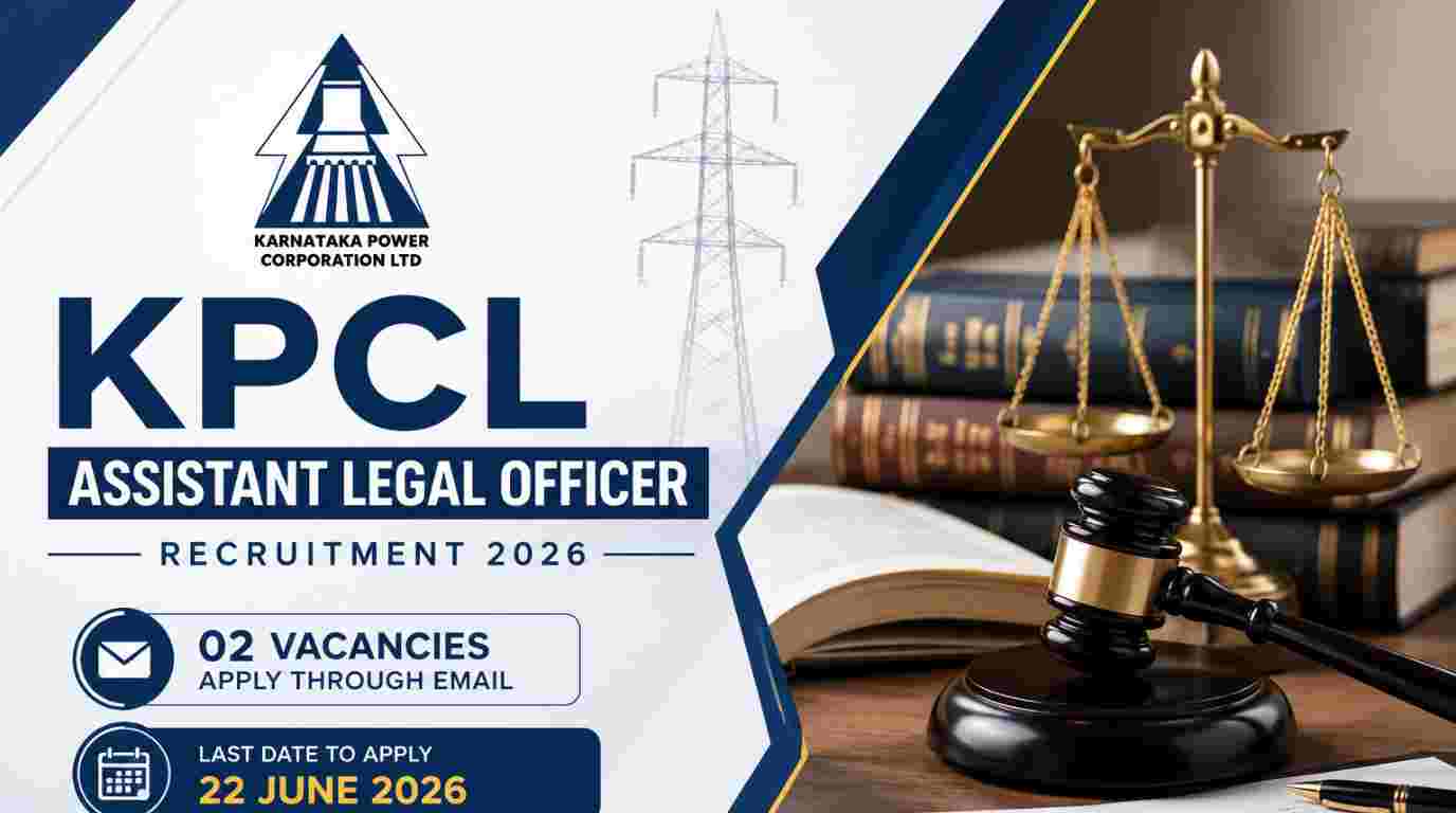Karnataka KPCL Assistant Legal Officer Recruitment 2026 Notification Out for 02 Vacancies; Apply Via Email